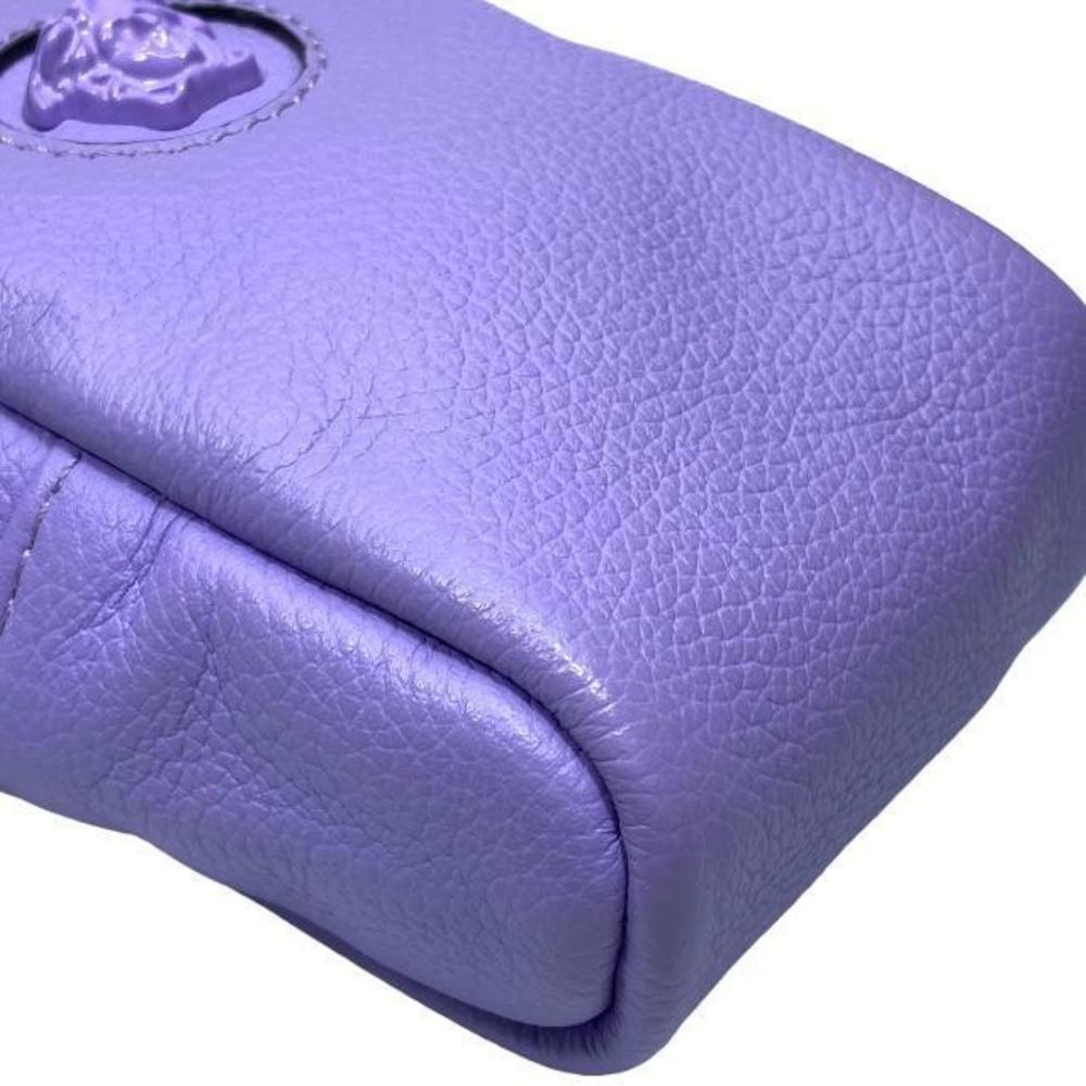 Versace Medusa Purple Bag Leather Pouch Charm - Picture 5 of 8